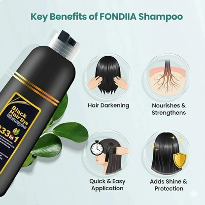 Instant Black Herbal Hair Shampoo 3 in 1 (100ml) Pack Of 2